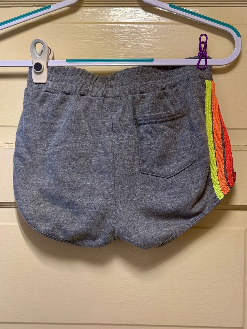 Aviator Nation Cropped 5 Striped Sweatshirt and 5 Striped Short. - Picture 8 of 10